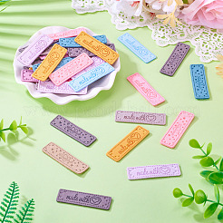 48 шт. 12-х цветные этикетки из микрофибры DIY-TA0012-26