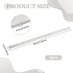 Láminas en blanco de acero inoxidable 304&nbsp;STAS-WH0044-115B