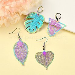 20 шт. 10 стиля ионное покрытие (IP) 201 нержавеющая сталь филигранные подвески и большие подвески STAS-SZ0002-33