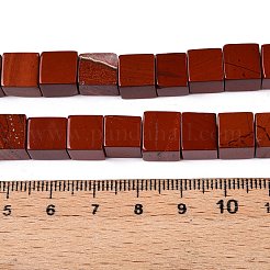 Натуральные красные яшмы бусы пряди G-T139-8x8-12A