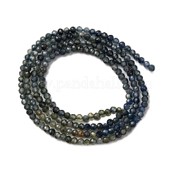 Нити из натуральных сапфировых бусин градиентного цвета G-F803-A01-01A
