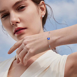 50 шт. 5 цвета сглаза эмалированные подвески из нержавеющей стали 304&nbsp;STAS-DC0013-22