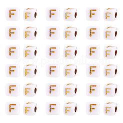 Непрозрачные акриловые бусины MACR-TAG0001-07F