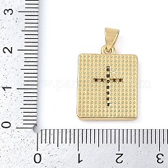 Стойки обшивки латунь микро проложить Циркон подвеску&nbsp;KK-P287-44A-G