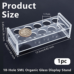 Displayständer aus organischem Acryl&nbsp;AJEW-WH0695-030A