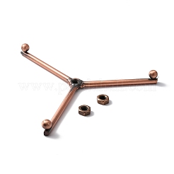 Supporti per espositori per gioielli in ferro girevoli&nbsp;NDIS-WH0017-03R