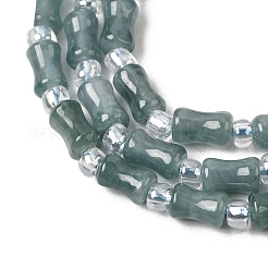 Натуральные бусины из мьянманского жадеита&nbsp;G-F822-A01-01