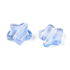 Abalorios de vidrio transparentes&nbsp;GLAA-T025-30E