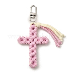 Хлопок подвесные украшения HJEW-TA00395-04