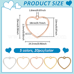 100 шт. 5 цвета подвески из сплава в тибетском стиле&nbsp;FIND-PH0025-86