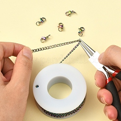 Набор для изготовления ожерелья-цепочки цвета радуги своими руками&nbsp;DIY-YW0005-90