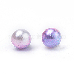 Regenbogen Acryl Nachahmung Perlen&nbsp;LS-OACR-R065-4mm-A13