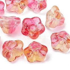 Прозрачный Electroplate стеклянные бусины EGLA-FS0001-38A