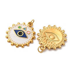 Подвески из нержавеющей стали 304 с эмалью&nbsp;STAS-U061-35G-02