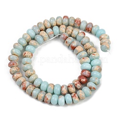 Синтетические бусины пряди аква терра яшма&nbsp;G-P237-03