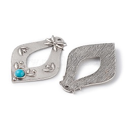 Синтетический бирюзовые большие кулоны&nbsp;FIND-TAC0022-02AS