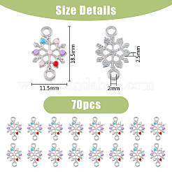70pcs breloques de connecteur en alliage&nbsp;FIND-DC0003-55
