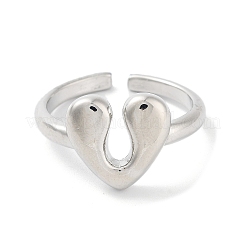 Стойка покрытие латунь открытые манжеты кольца RJEW-M168-10P