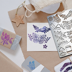 Металлические трафареты из нержавеющей стали для барбекю на каждый день DIY-WH0289-054