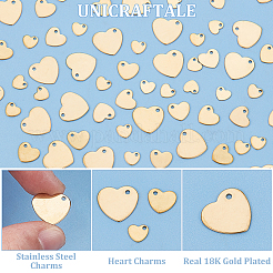 90 шт. 3 стиля ионного покрытия (IP) 201 подвески из нержавеющей стали&nbsp;FIND-UN0003-81