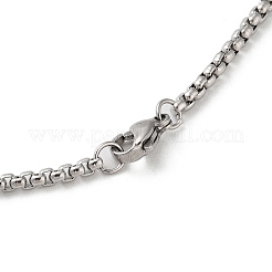 Винтажные ожерелья с подвесками в виде круглых монет&nbsp;LS-NJEW-A023-04P