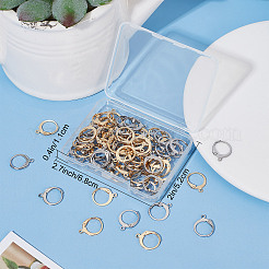 80 pièce de boucles d'oreilles à levier en acier inoxydable 304&nbsp;STAS-SC0004-60