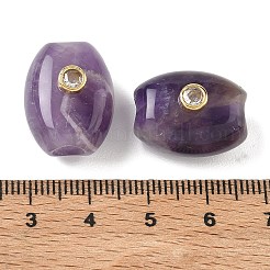 Natürliche Amethyst europäischen Perlen&nbsp;GG-CBA105B-02B-G