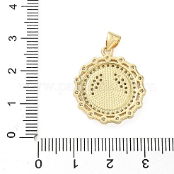 Латунные микро проложить кубического циркония подвески&nbsp;KK-S337-09G-B