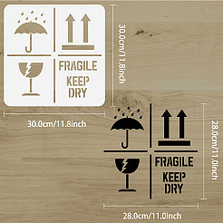 Трафареты для рисования домашних животных DIY-WH0391-0013