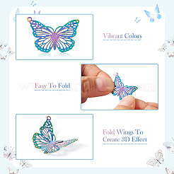 48 шт. подвески из нержавеющей стали 304 двух цветов STAS-TA0004-81