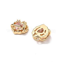 Латунные микро проложить кубического циркония подвески&nbsp;KK-A259-14G