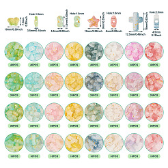 760 шт. 32-х видов градиентных прозрачных акриловых бусин&nbsp;OACR-TA0003-43