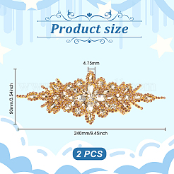 Strass-Blumenapplikationen&nbsp;DIY-WH0504-99B