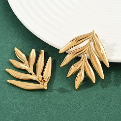 Boucles d'oreilles à tige en acier inoxydable 304&nbsp;EJEW-K313-01G