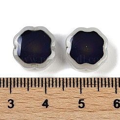 Двухцветные стеклянные бусины для настроения&nbsp;GLAA-Z007-11C