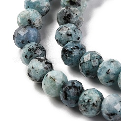 Natur Sesam Jaspis Perlen Stränge&nbsp;G-K380-A18-01