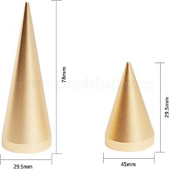 Supporto per display per anelli in lega di alluminio&nbsp;RDIS-WH0001-10G