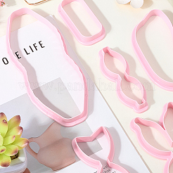 3 набор из 3-х видов пластиковых форм для выпечки печенья из полипропилена DIY-SC0031-04B