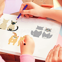 Трафареты для резки углеродистой стали для домашних животных DIY-WH0309-954