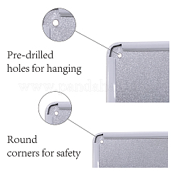 Прямоугольный металлический железный знак плакат&nbsp;AJEW-WH0157-348