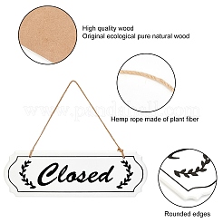 Закрытый и открытый знак&nbsp;HJEW-CN0001-02