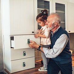 Прямоугольные кожаные ручки ящиков AJEW-WH0251-71B