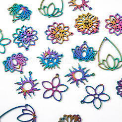 28 шт. 7 стиля подвески и кулоны из нержавеющей стали 304 STAS-BY0001-12