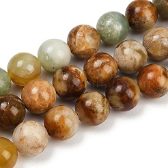 Природного нефрита Xiuyan бисер нитей G-F792-C02-03