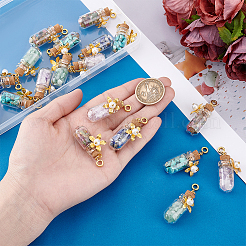 20 шт. стеклянная бутылка европейские подвески-шармы PALLOY-PH01837