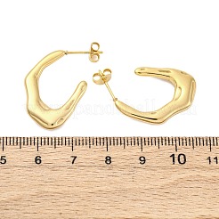 Серьги-гвоздики из нержавеющей стали 304&nbsp;EJEW-B108-18G