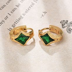 Серьги-кольца из нержавеющей стали 304&nbsp;EJEW-P309-05G