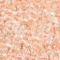 Прозрачные цвета блеск стеклянный бисер SEED-N008-09I