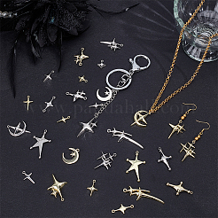 2 сумка 2-х цветных подвесок из сплава&nbsp;FIND-OC0013-82