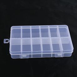 Transparente Kunststoffperlenbehälter&nbsp;CON-YW0001-24